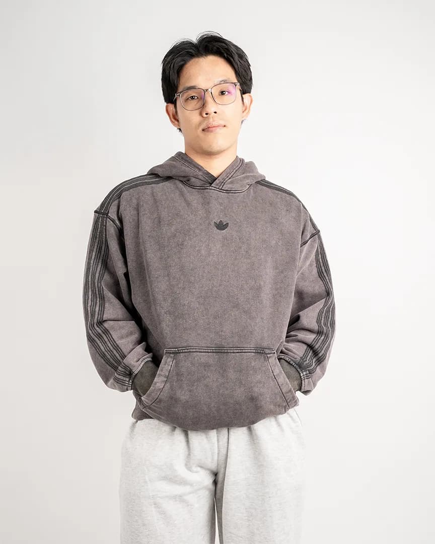 Adidas Essential Washed Hoodie 1