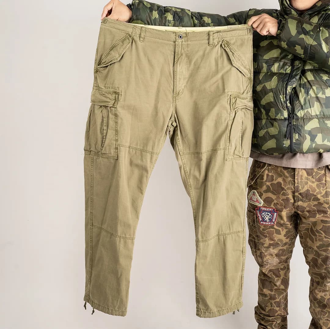 Celana panjang kargo Polo Ralph Lauren Army 1