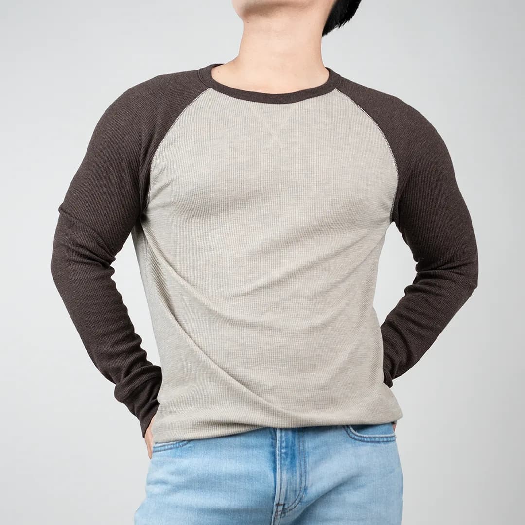 Kaos lengan panjang Oldnavy waffle 1