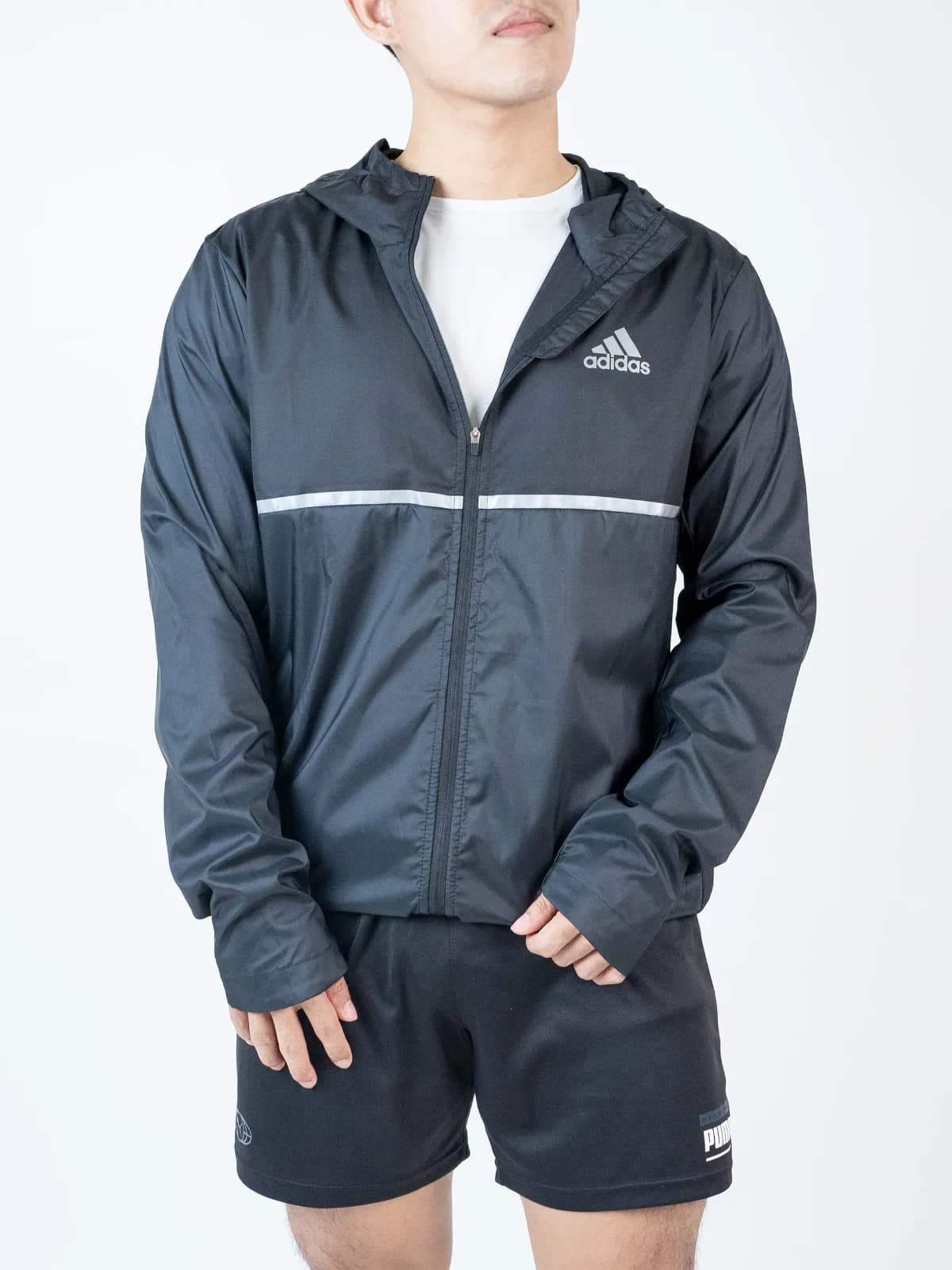 Hoodie Adidas own the run balck