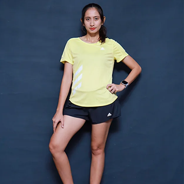 Kaos olahraga running wanita Adidas run it 2