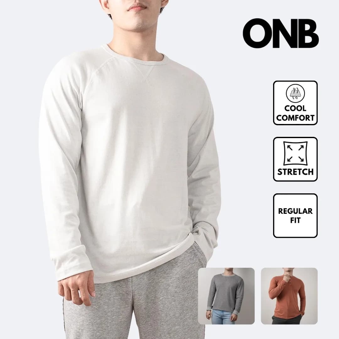 Kaos lengan panjang Oldnavy waffle var 2