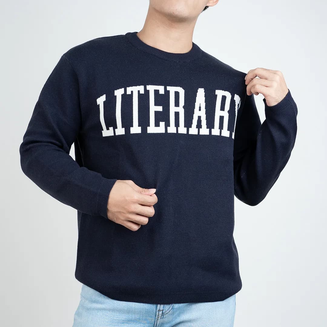 Sweater TOP10 Literally navy