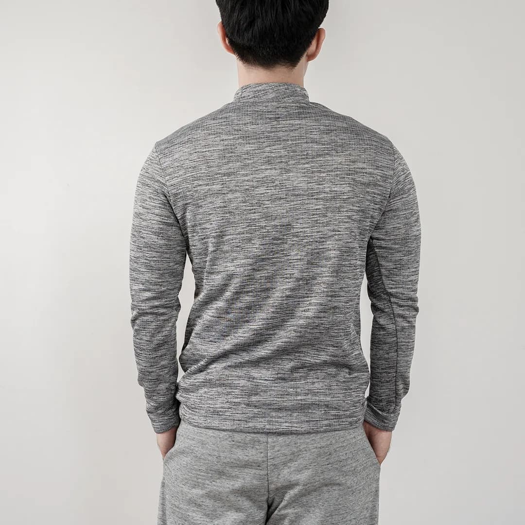 Sweater mockneck Prospecs gray mist 3