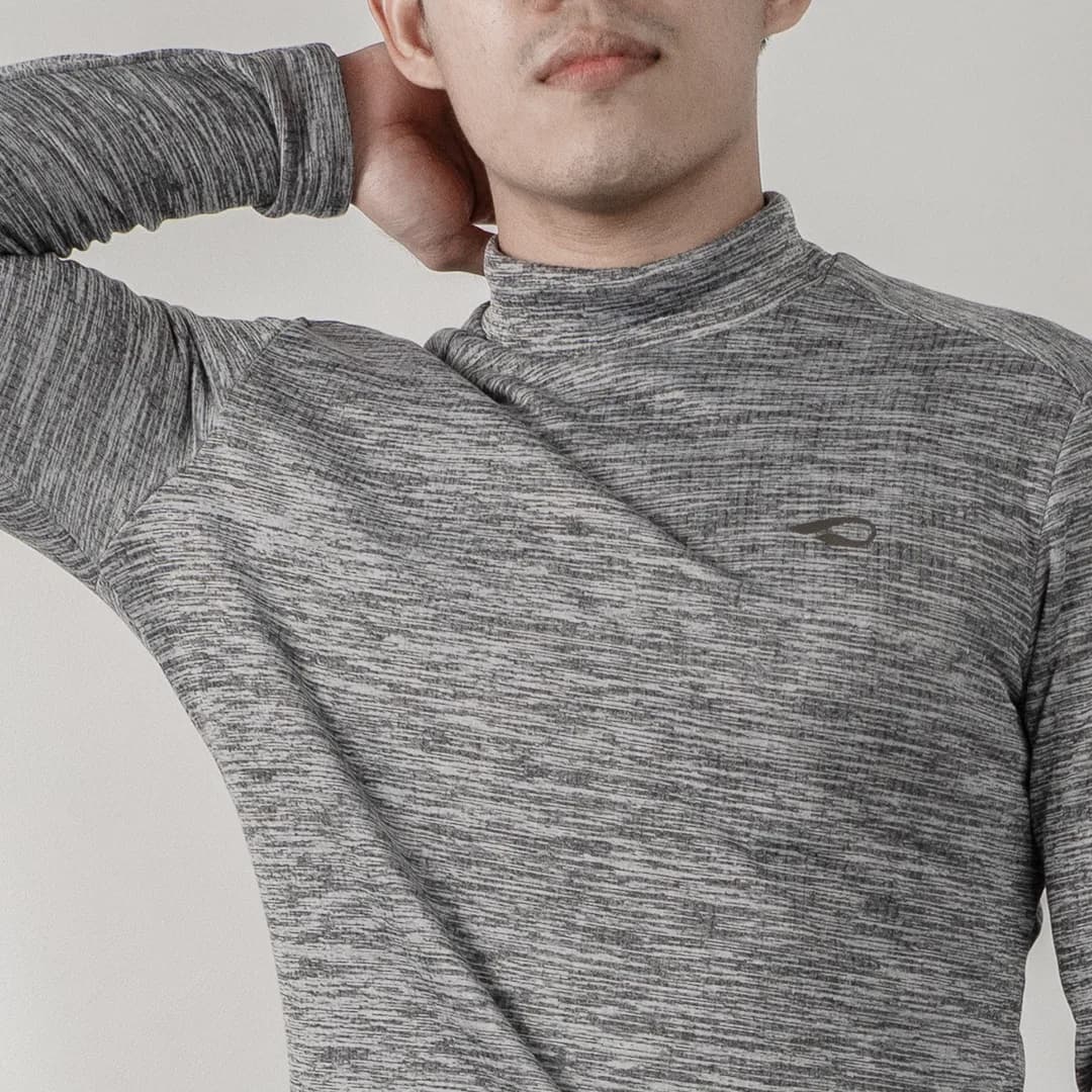 Sweater mockneck Prospecs gray mist 4