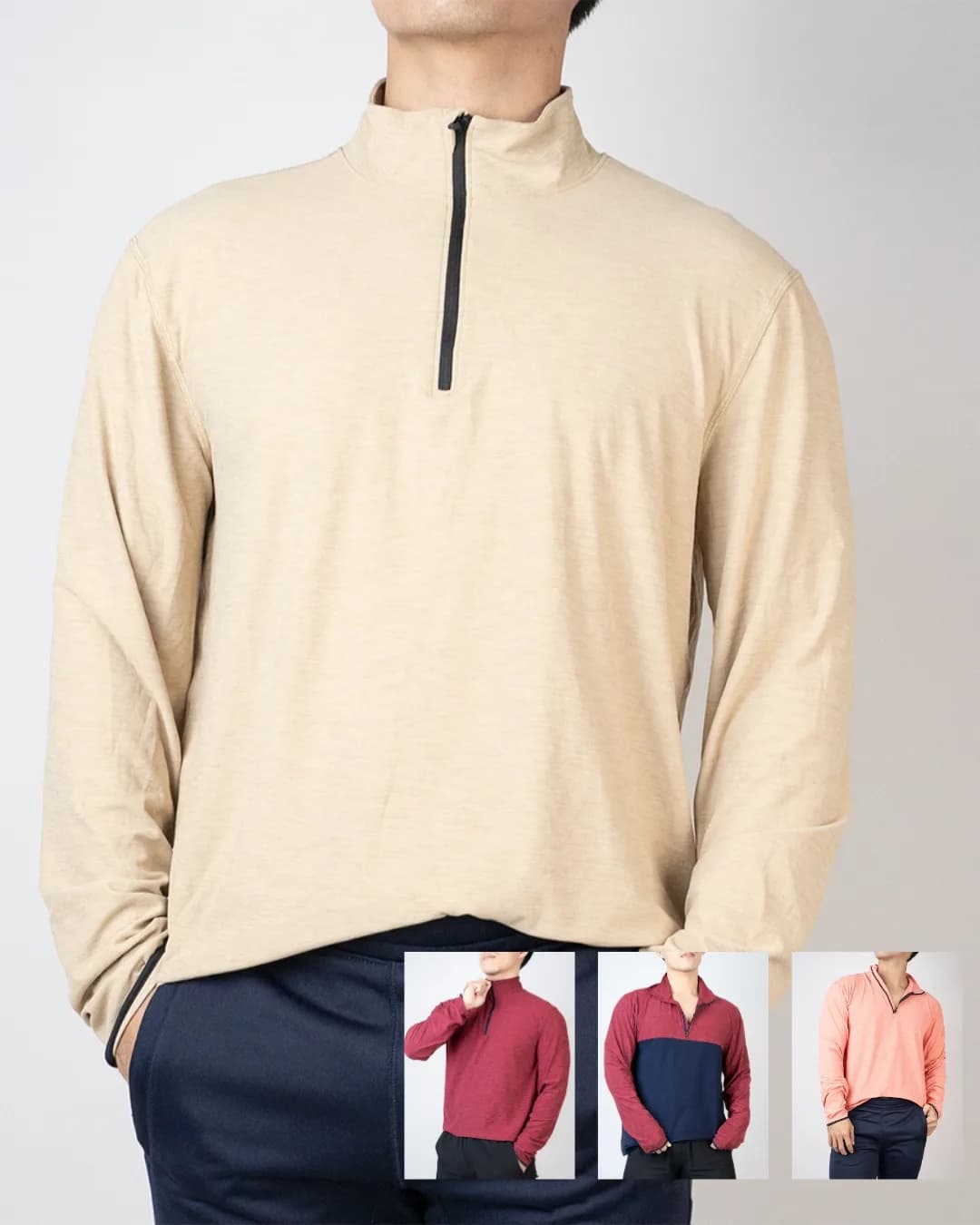 Sweater olahraga GAP FIT QZ var 2