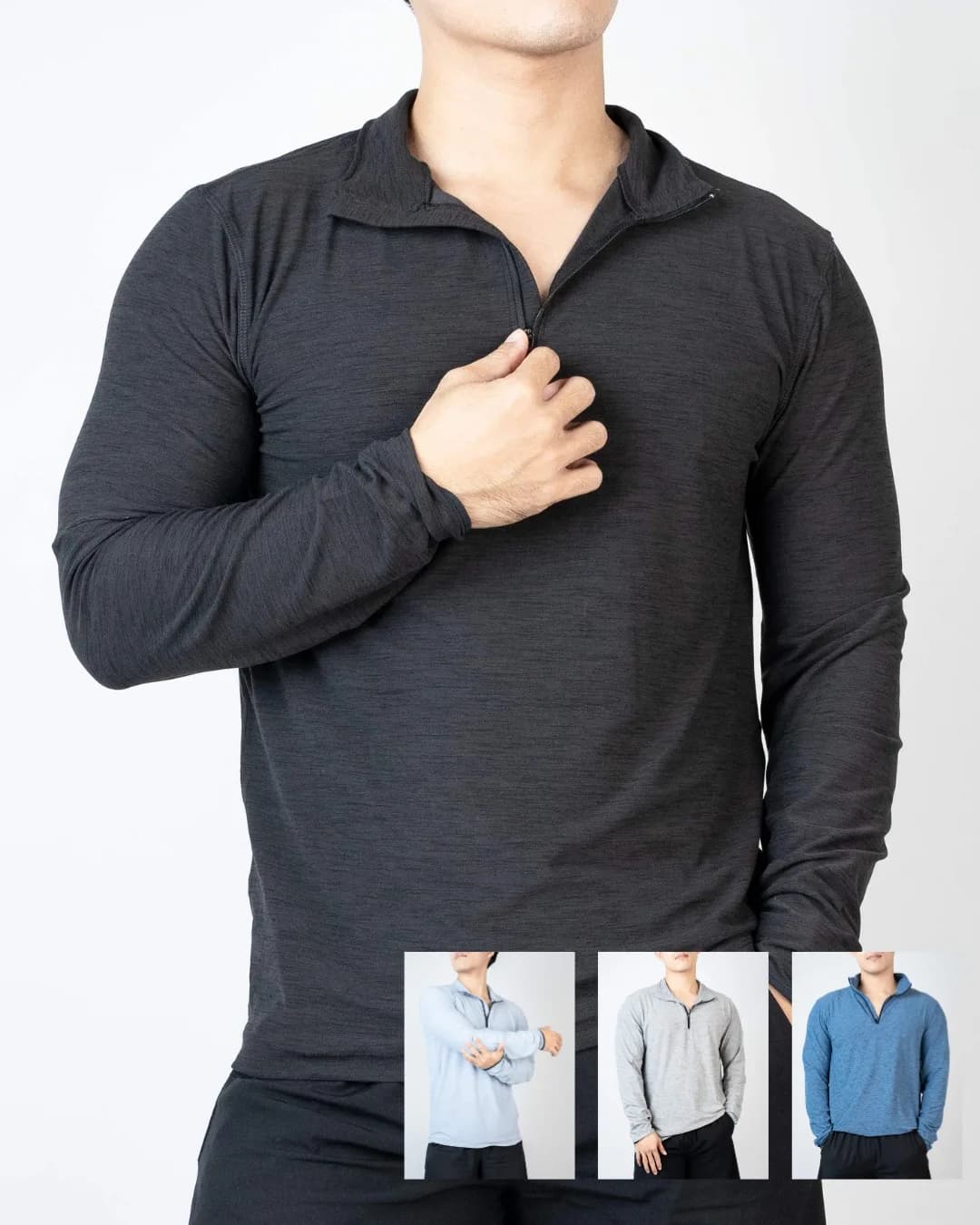 Sweater olahraga GAP FIT QZ var 1