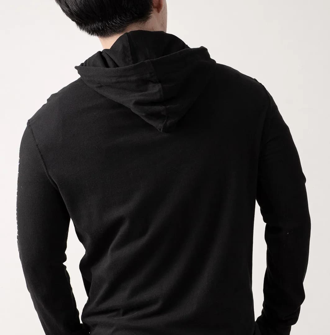 Hoodie American eagle circle black 3