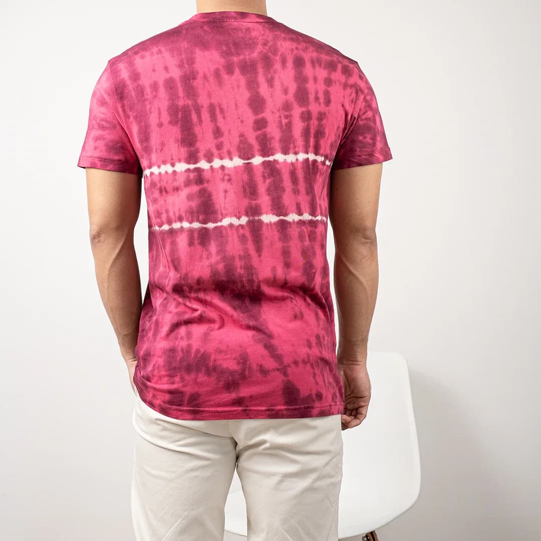 Kaos Aeropostale dyed red 3