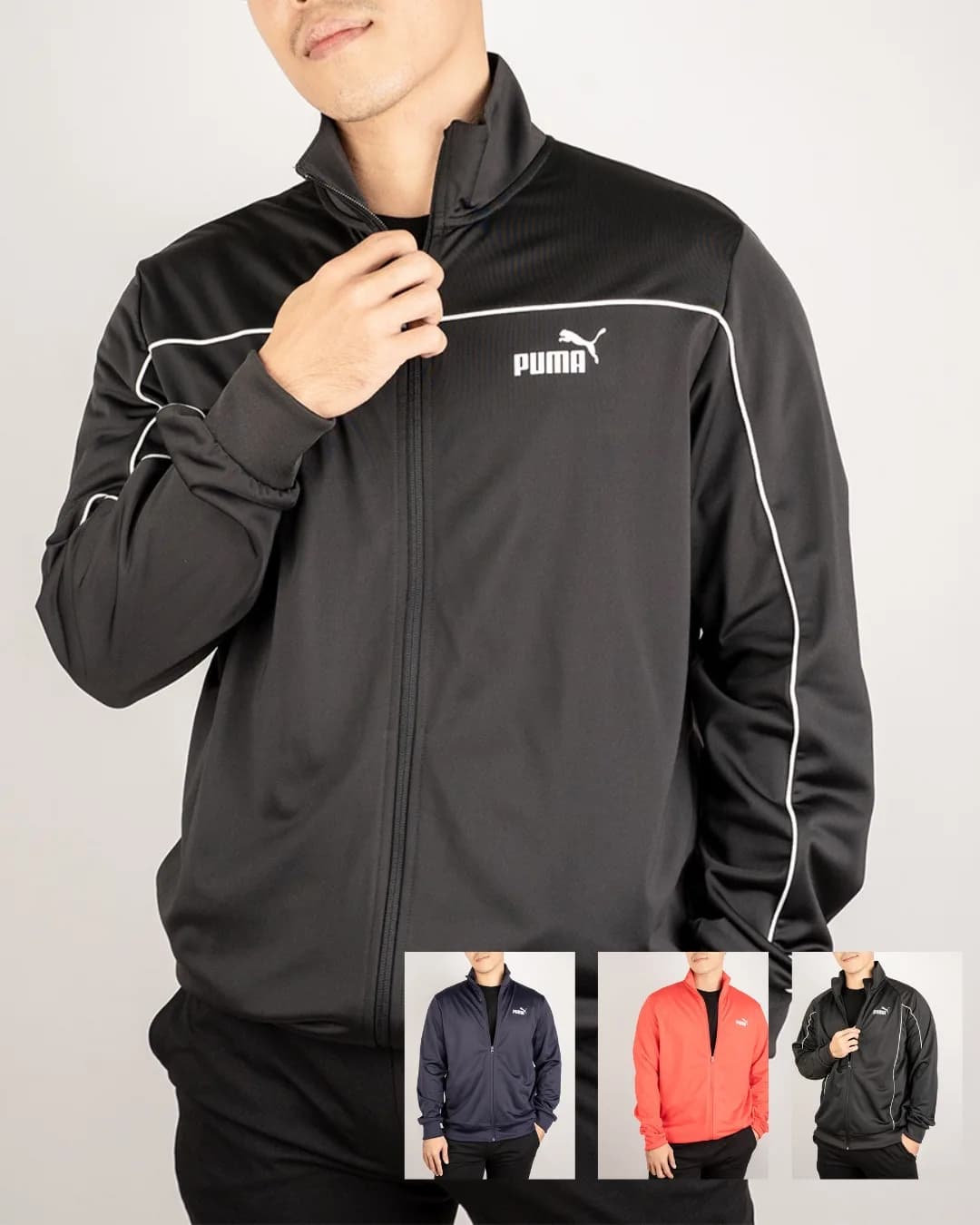 Jaket olahraga track PUMA size Asia