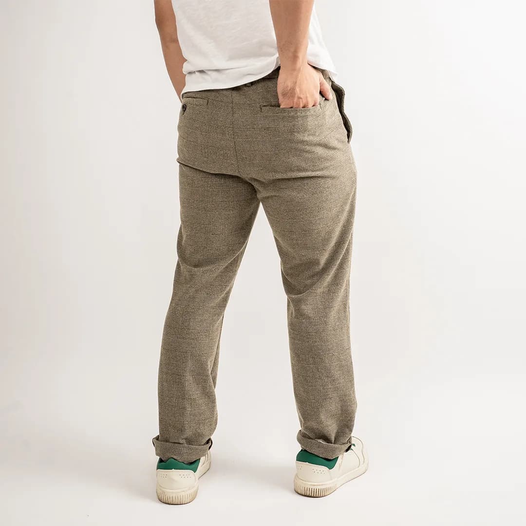 Celana panjang tartan Oldnavy sand check 3