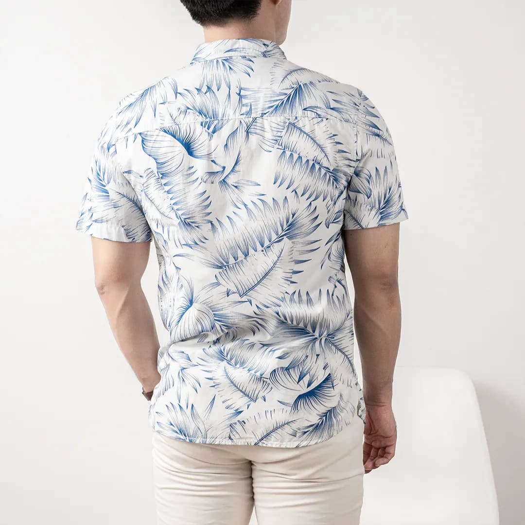 Kemeja lengan panjang HM floral 2