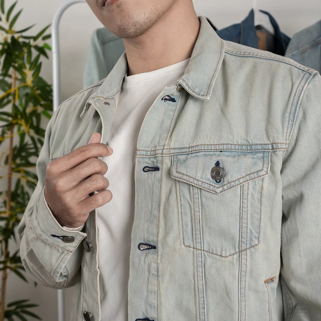 Jaket jeans GAP Bleached 3