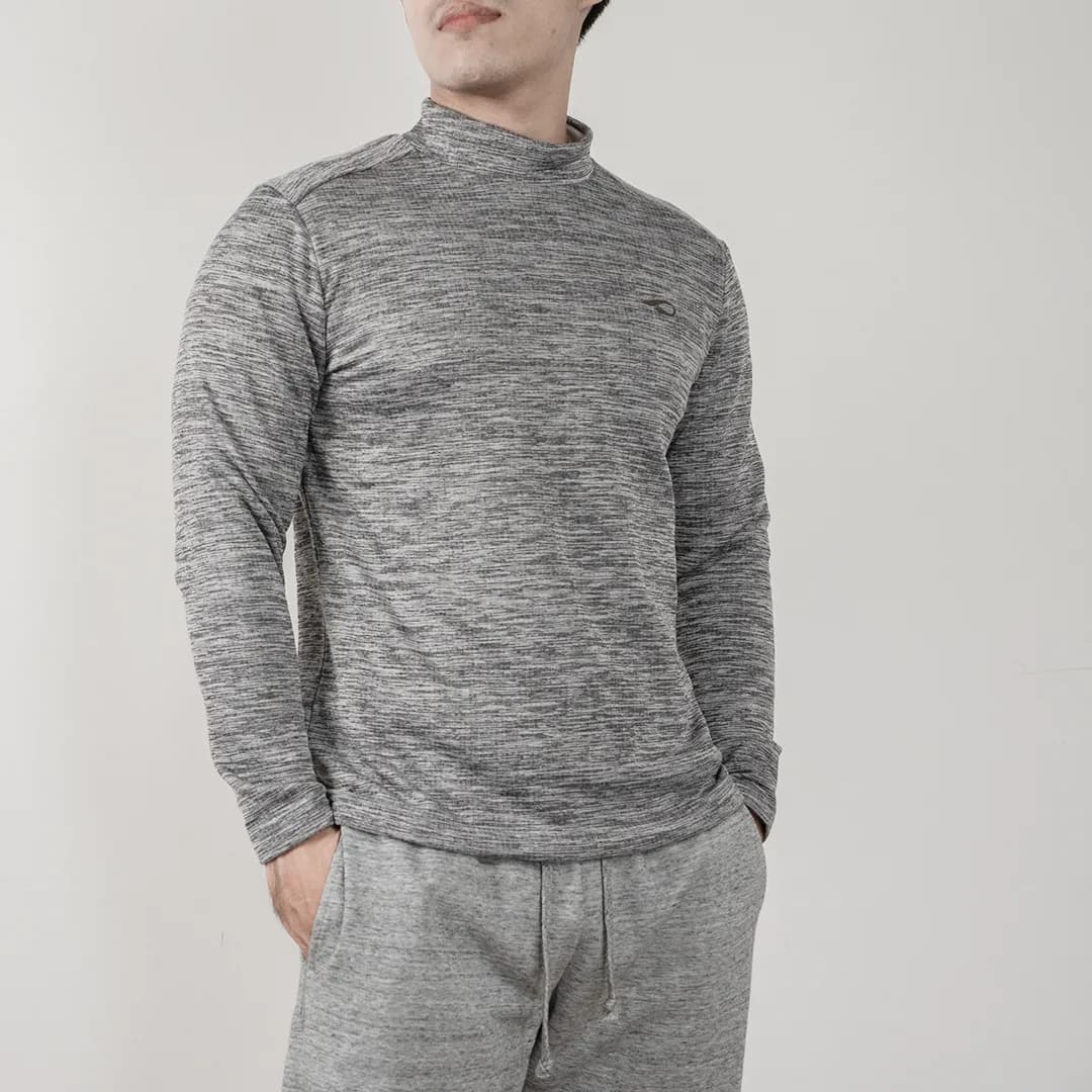 Sweater mockneck Prospecs gray mist 2