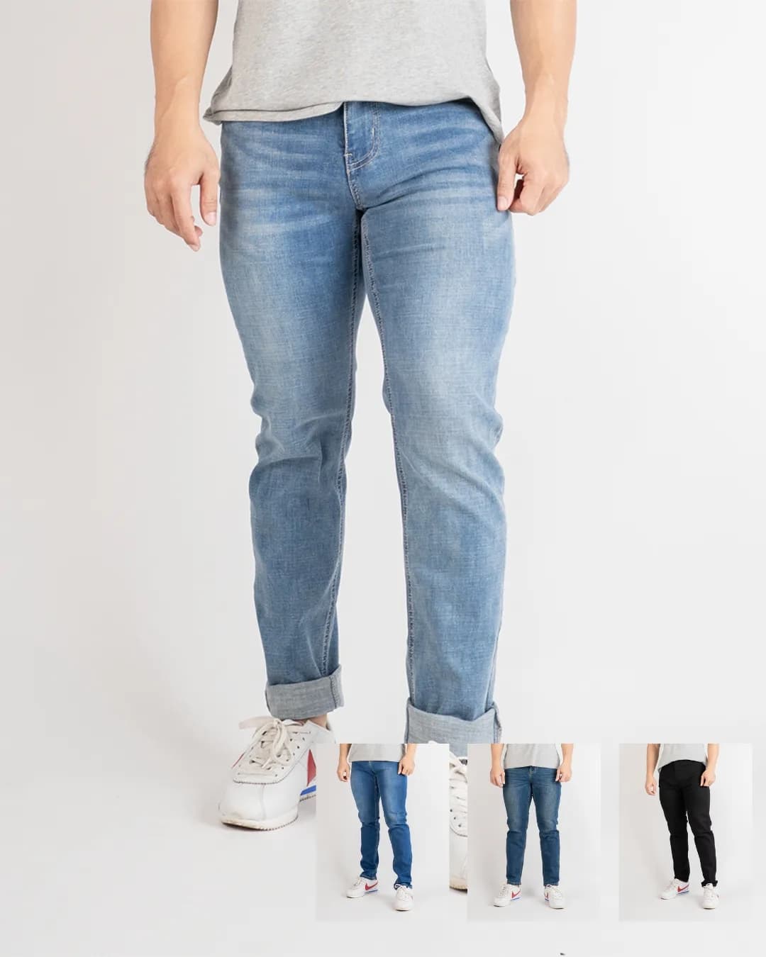 Celana jeans Indigo bank slim fit