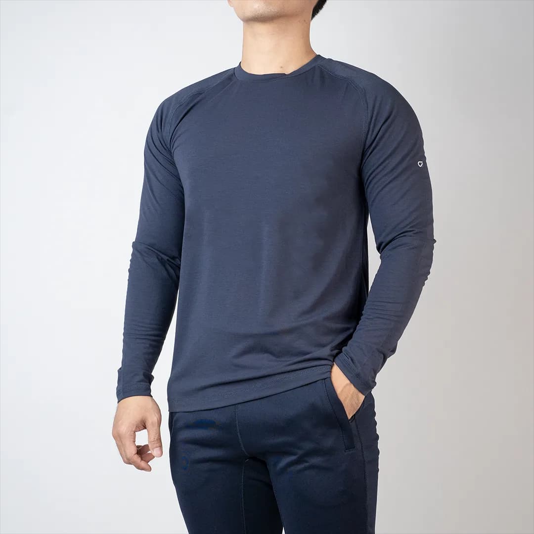Kaos olahraga lengan panjang GAP FIT var 1 1