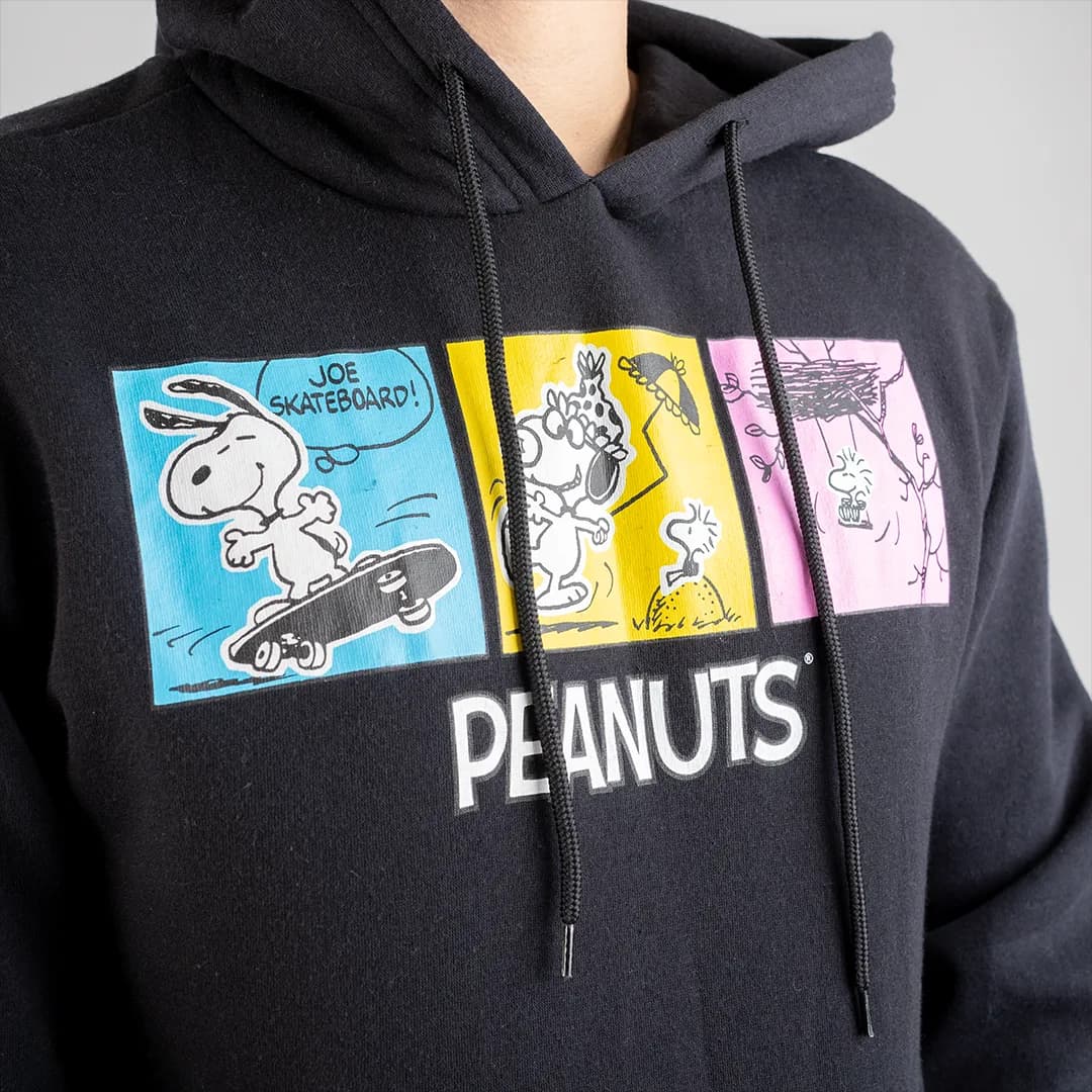 Hoodie peanuts black 3
