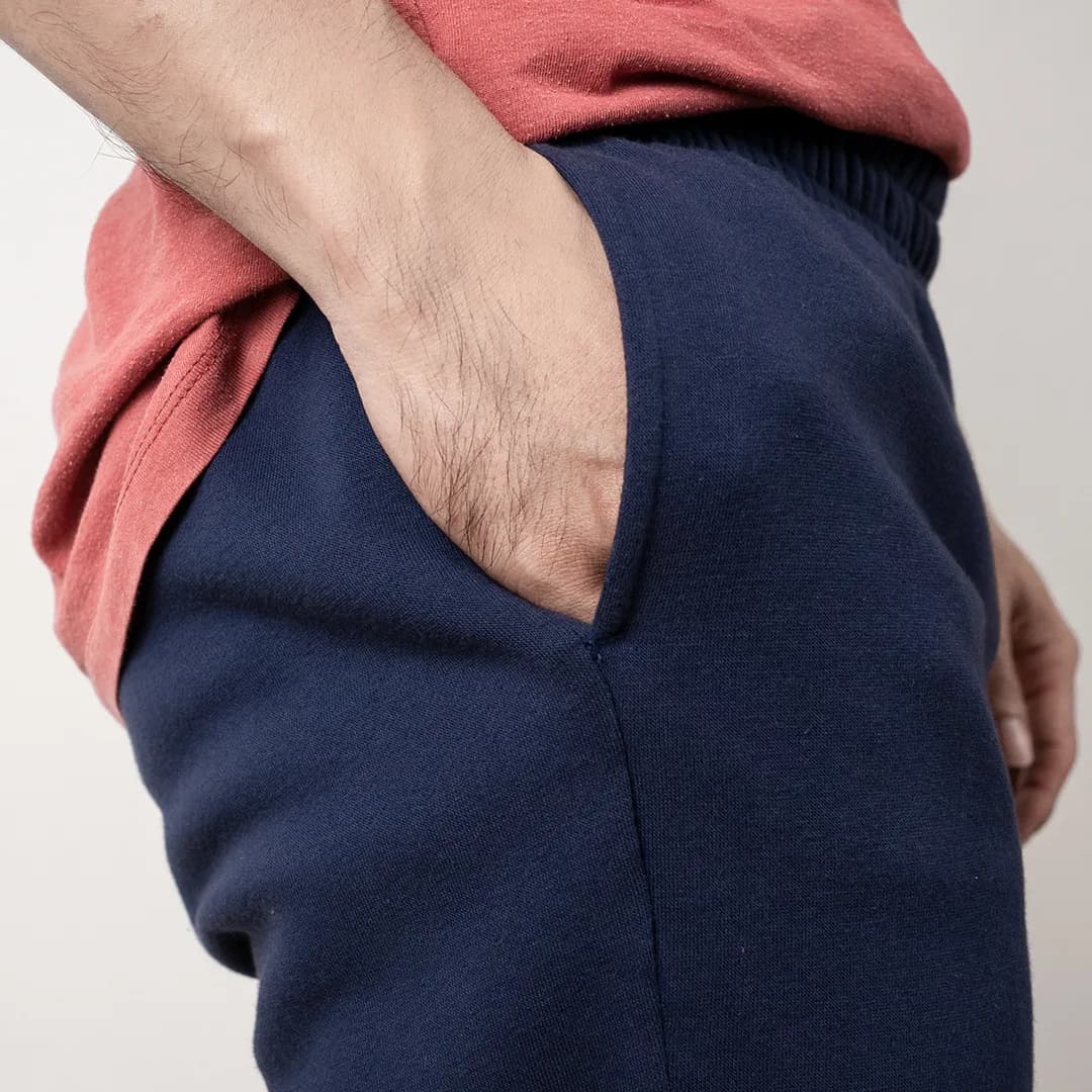 Celana jogger HM fleece navy 2