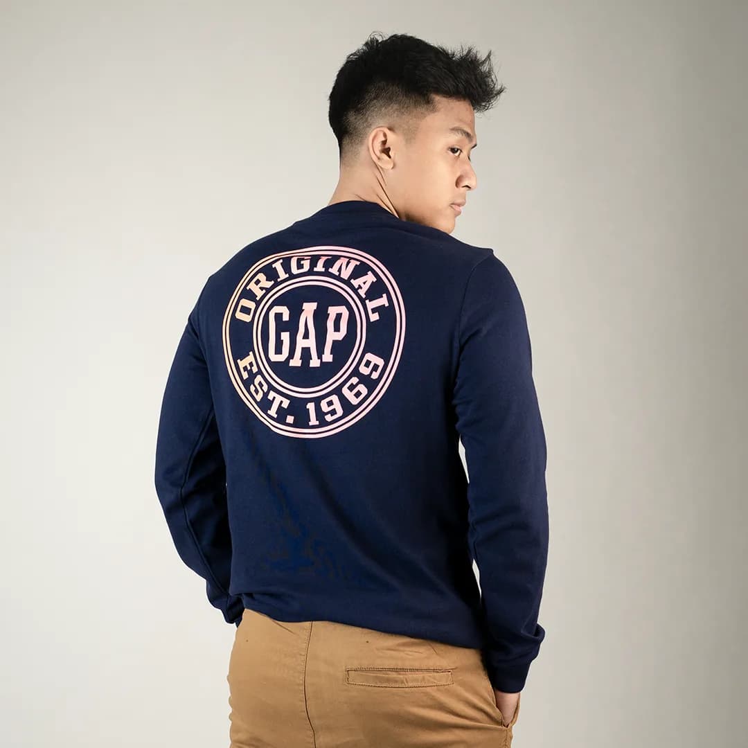 Kaos lengan panjang GAP circle 1