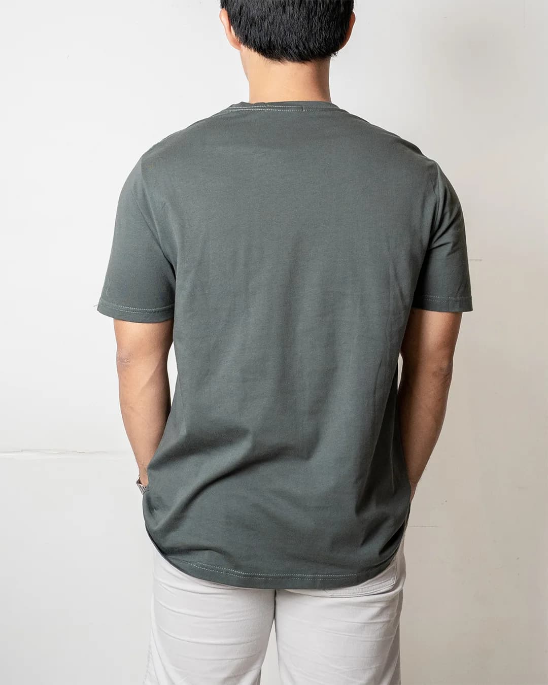 Kaos CMT HP Big logo Olive 3