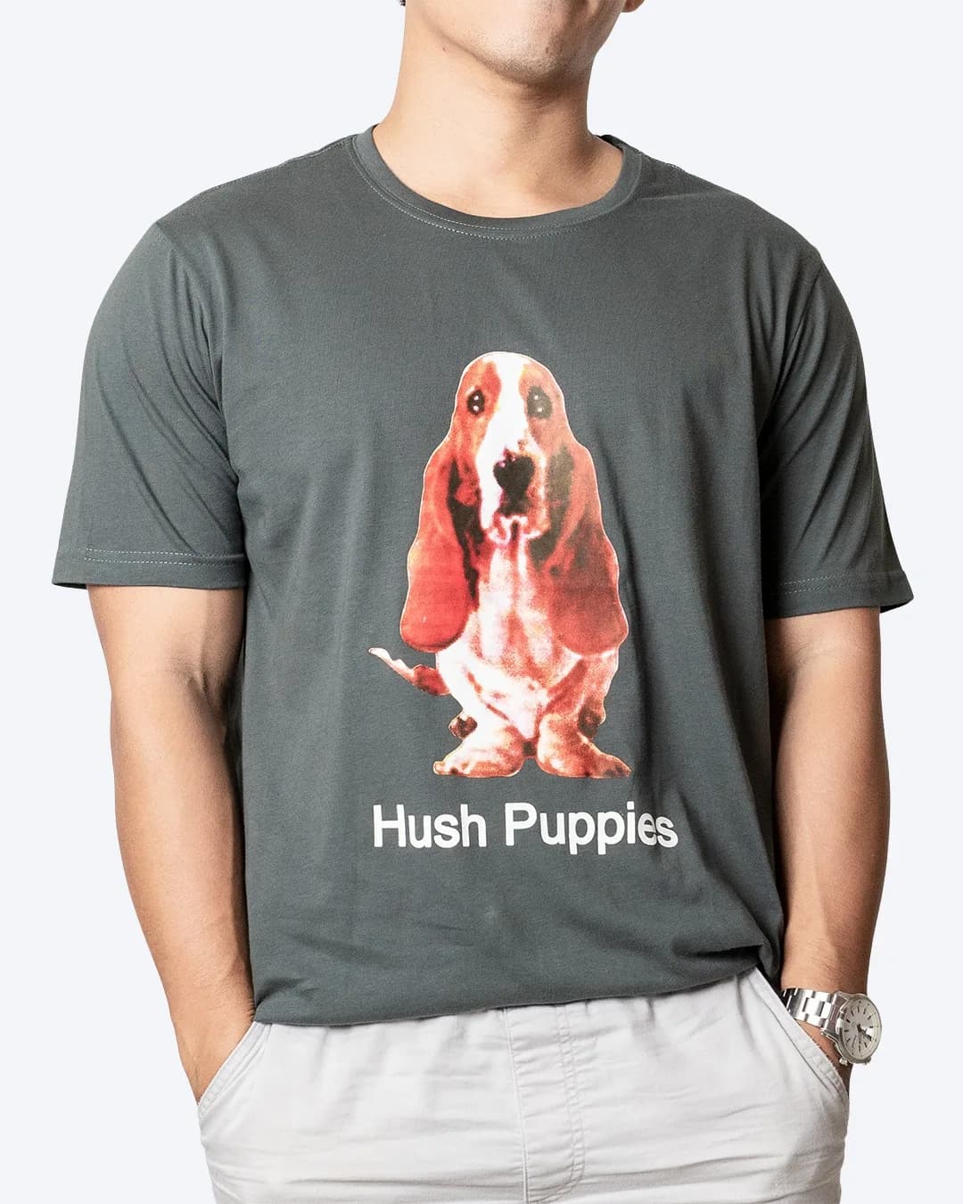 Kaos CMT HP Big logo Olive