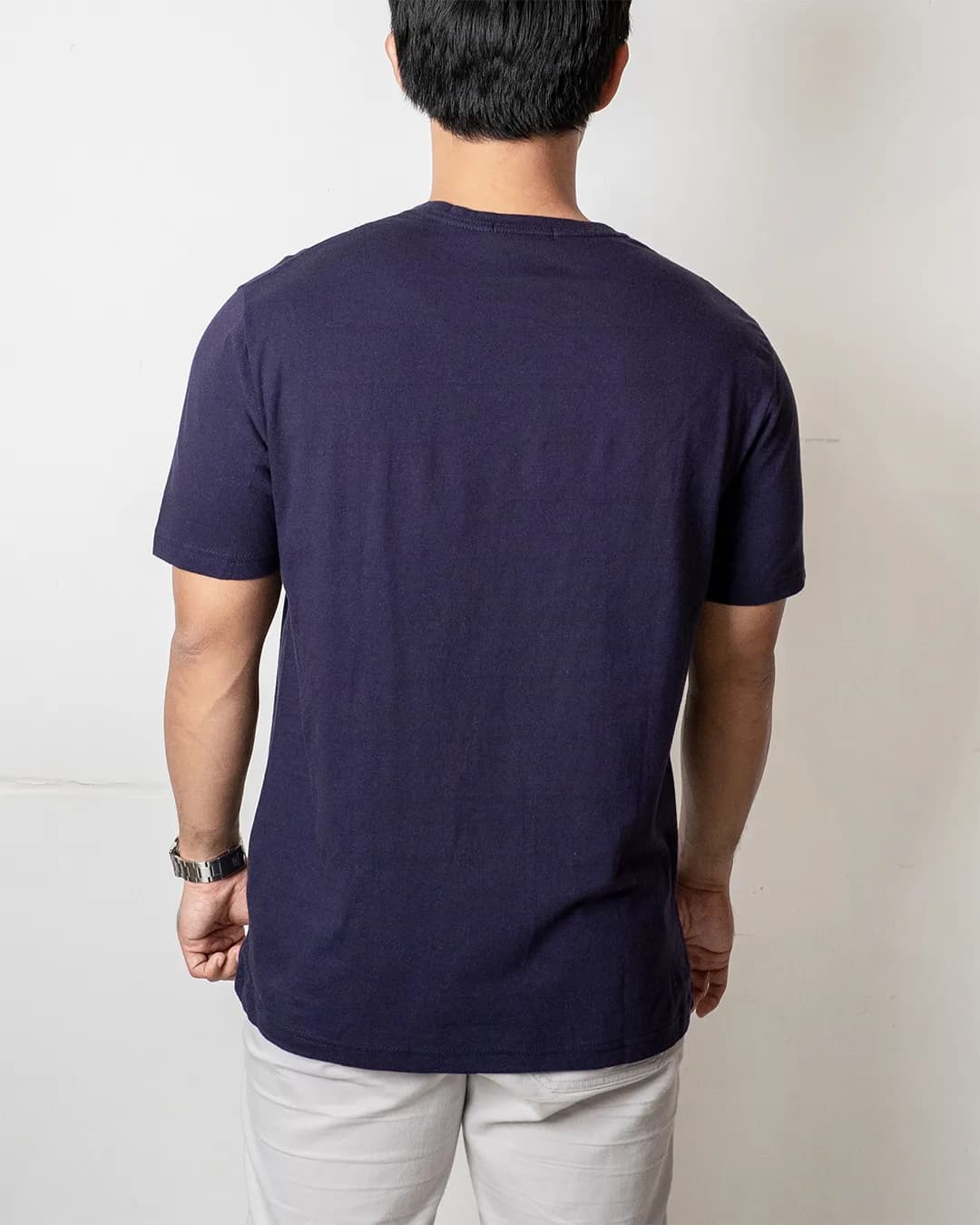 Kaos CMT HP Left logo Navy 3