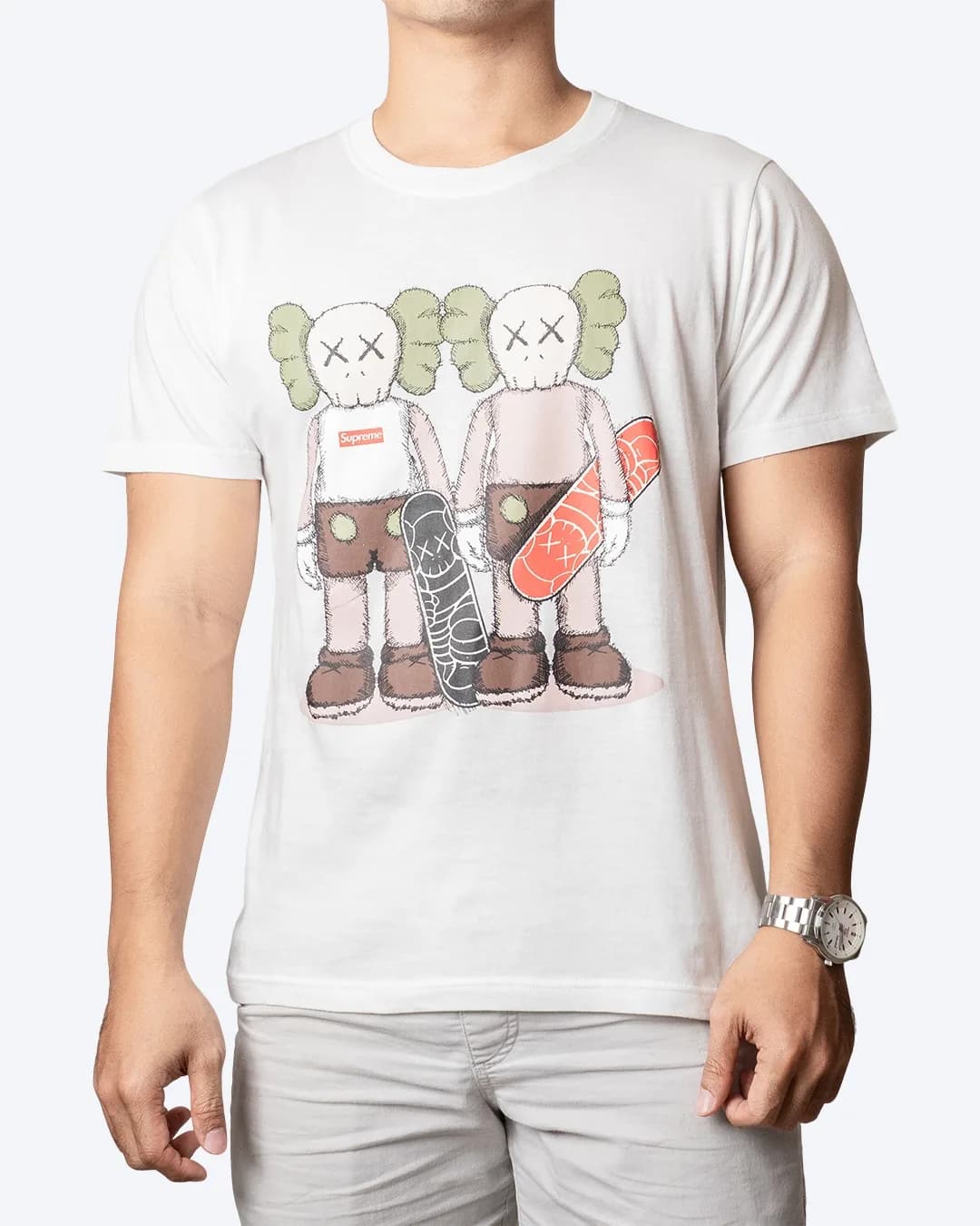 Kaos CMT Uniqlo Skate White