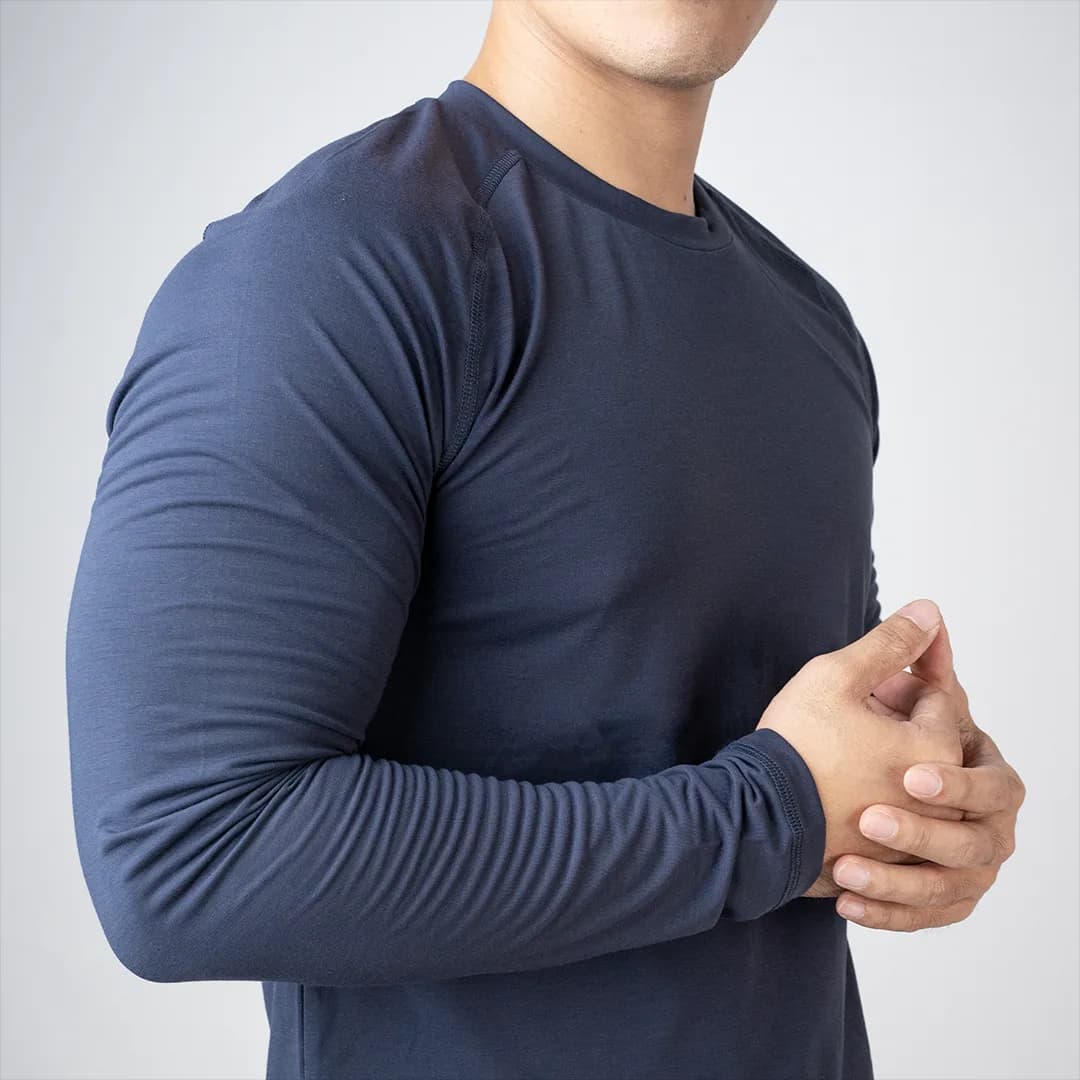 Kaos olahraga lengan panjang GAP FIT var 1 2