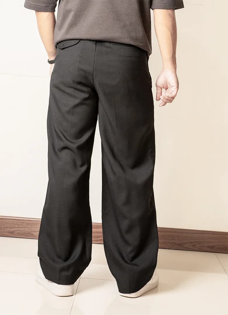 Celana panjang baggy GU Black 3