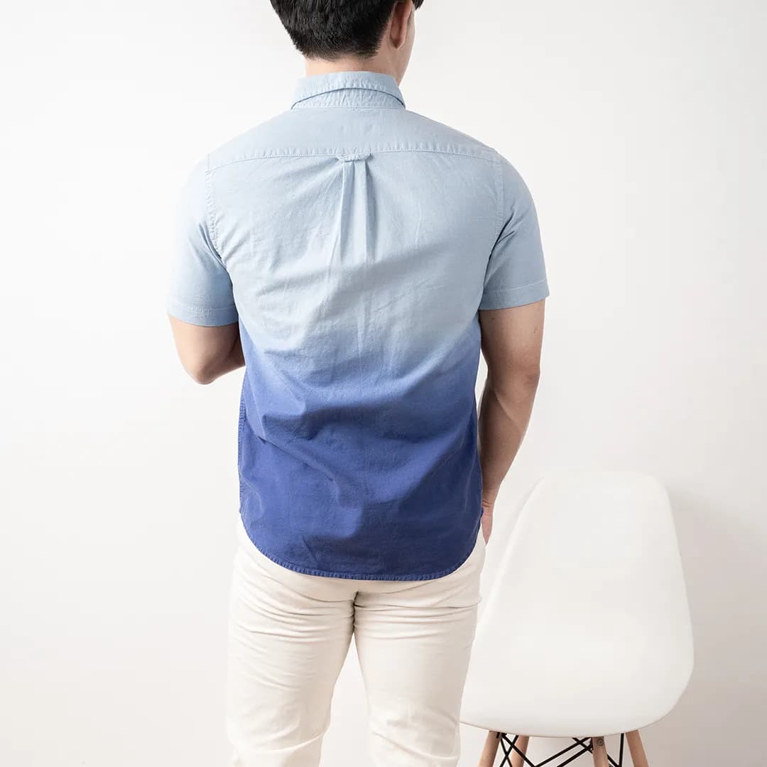 Kemeja pria lengan pendek Oldnavy Oxford 2